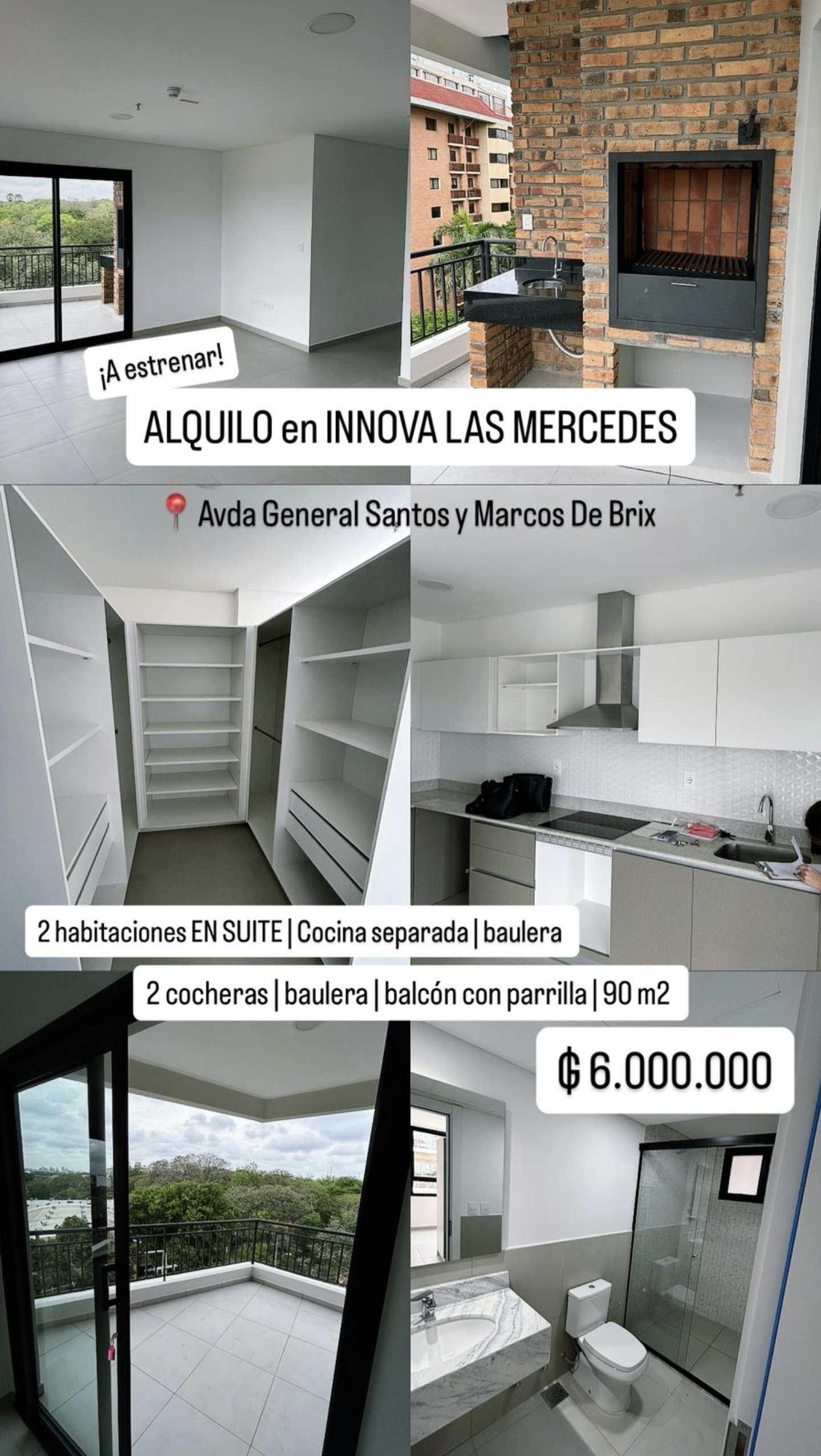 Alquilo Departamento En El Edificio Innova En Las Mercedes