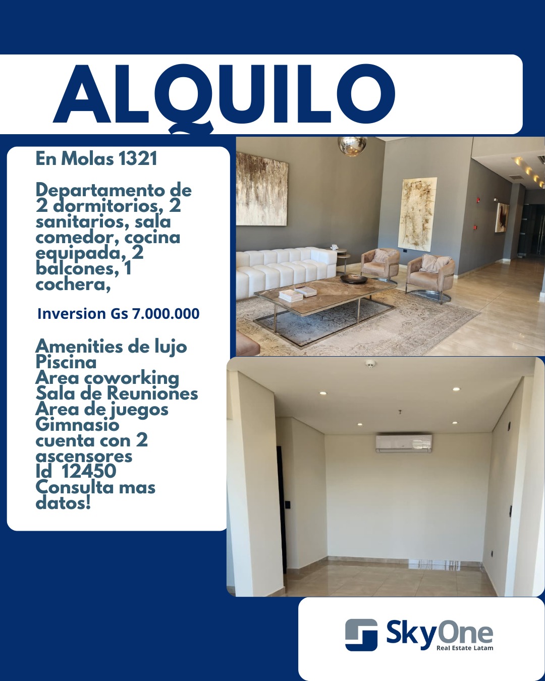 Alquilo Departamento En Molas 1321
