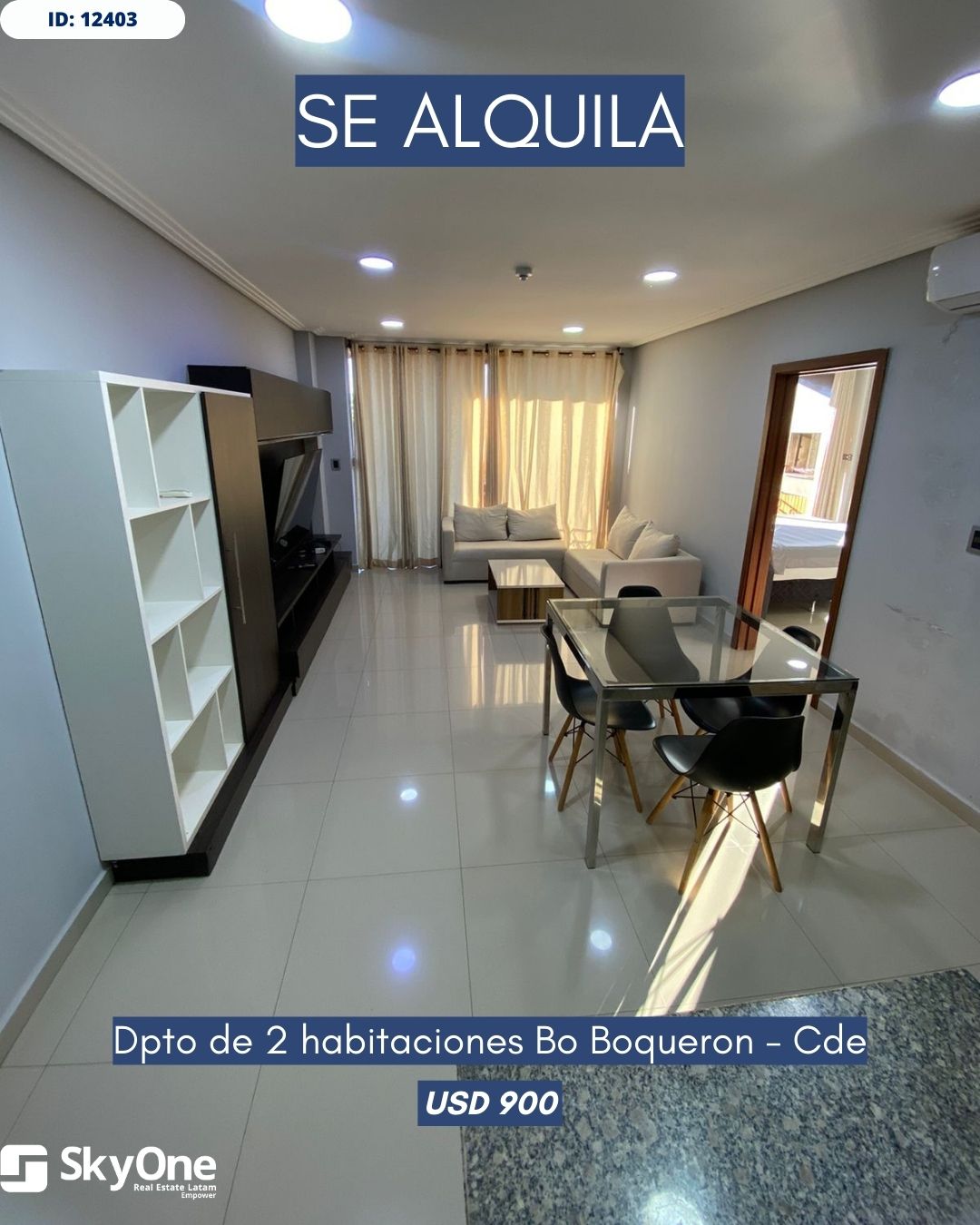 Alquilo Departamento Amoblado En Barrio Boquerón - Cde
